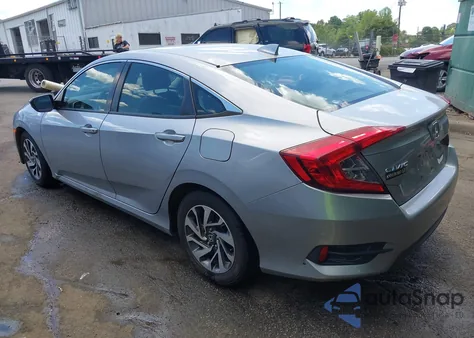 2017 Honda Civic Ex z USA, uszkodzony, nr VIN 2HGFC2F74HH567001